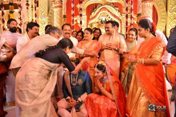 Celebs at Bandla Ganesh Brothers Daughter Ashritha Wedding Photos